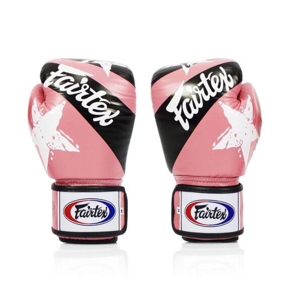Boxing Gloves Fairtex BGV1 – Nation Print – Pink – 14 oz, Colour: Rosa, OZ: 14oz, 2 image
