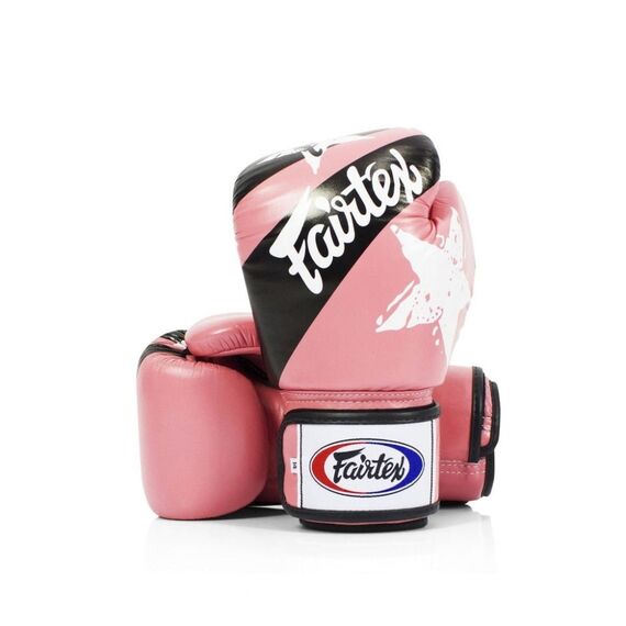 Boxing Gloves Fairtex BGV1 – Nation Print – Pink – 8 oz, Colour: Rosa, OZ: 8oz