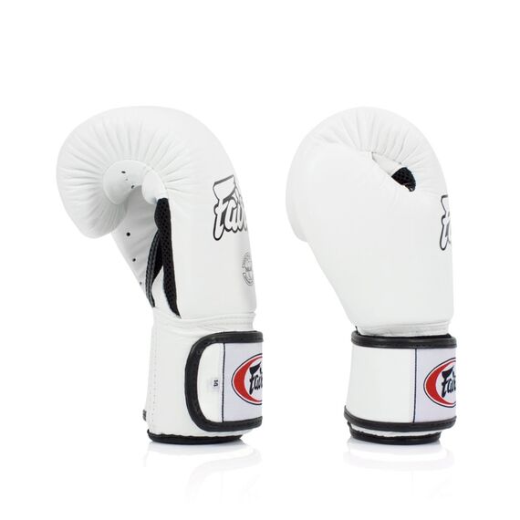 Boxhandschuhe Fairtex BGV1 – Universal – Weiss – 12 oz, Farbe: Weiss, OZ: 12oz, 4 image