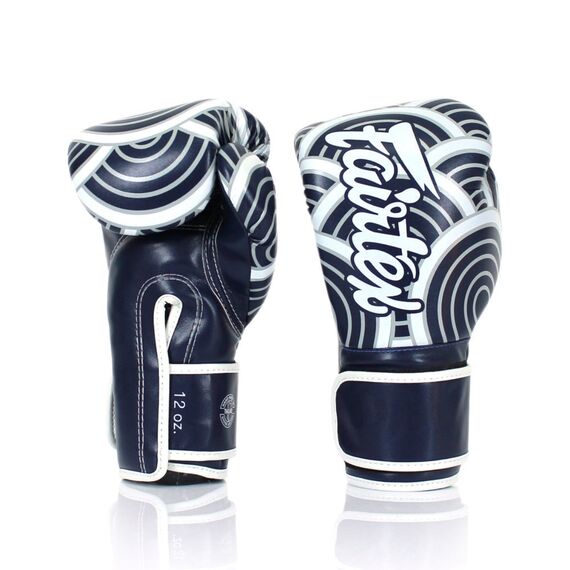 Gants de boxe Fairtex BGV14 Japanese Art Bleu – 8oz, Couleur: Bleu, OZ: 8oz, 2 image