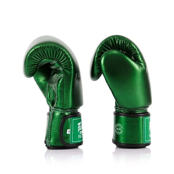 Boxing Gloves Fairtex BGV22 Metallic Green 12oz, Colour: Green, OZ: 12oz, 5 image
