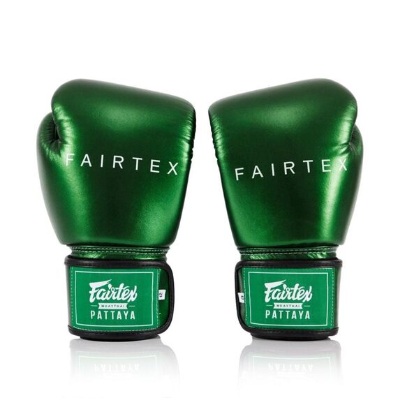 Boxing Gloves Fairtex BGV22 Metallic Green 14oz, Colour: Green, OZ: 14oz, 6 image