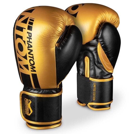 Gants de boxe Phantom APEX Speed – Or – 16 oz, Couleur: Or, OZ: 16oz