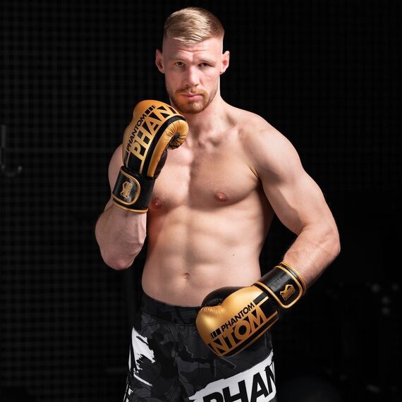 Gants de boxe Phantom APEX Speed – Or – 16 oz, Couleur: Or, OZ: 16oz, 8 image