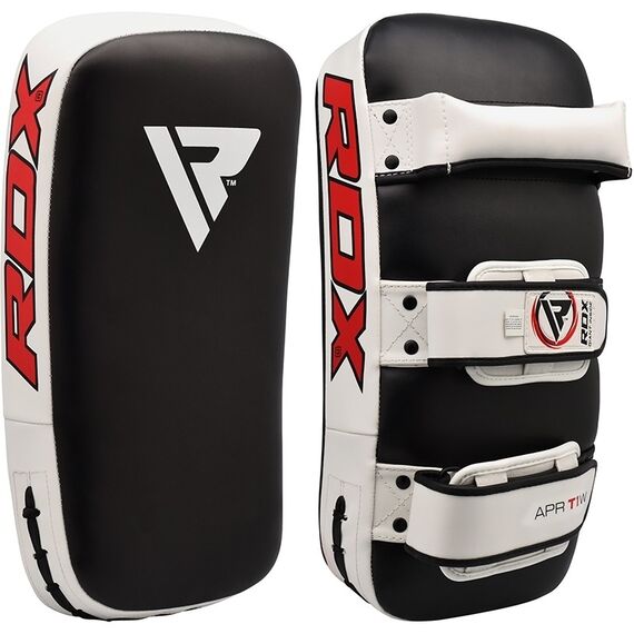 RDX T1 Curved Thai Kick Pad – The Ultimate Muay Thai Training Gear, Size: One Size, Colour: Weiss, 8 image