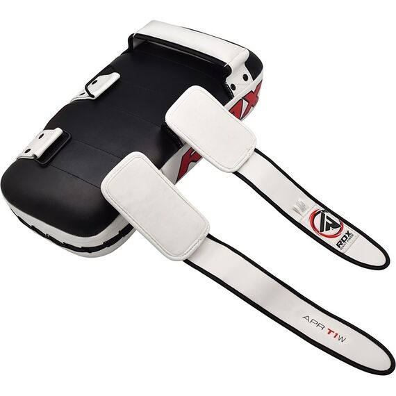 RDX T1 Curved Thai Kick Pad – The Ultimate Muay Thai Training Gear, Size: One Size, Colour: Weiss, 6 image