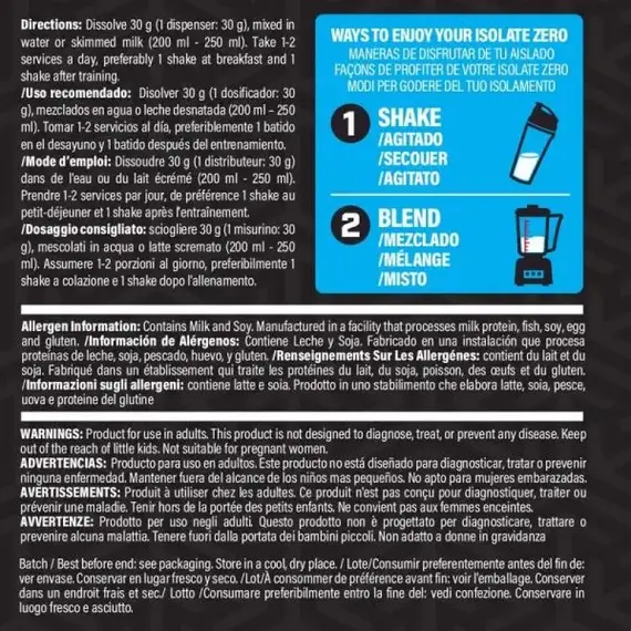 Whey isolate zero 1.6kg Life Pro | Chocolat, 3 image