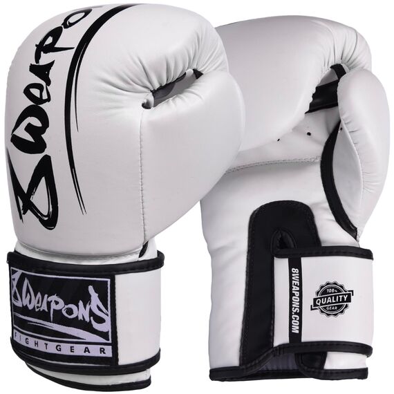 Boxhandschuhe - Unlimited white 14 Oz, Farbe: Weiss, OZ: 14oz
