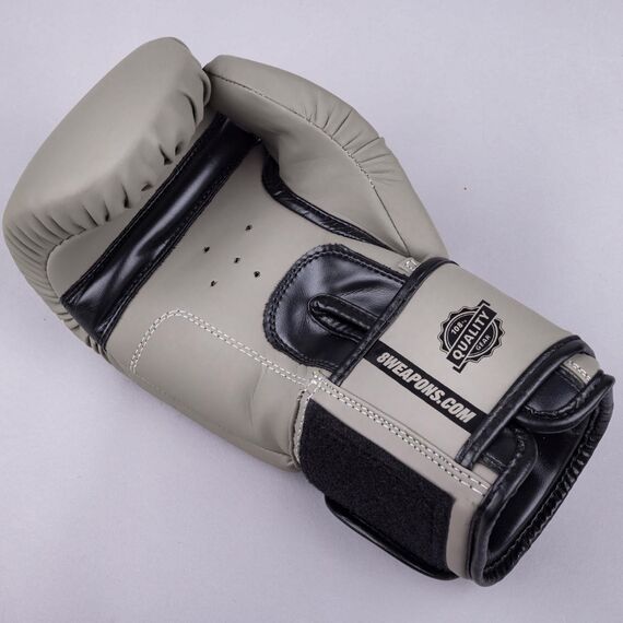 Boxhandschuhe 8 WEAPONS Unlimited 2.0 – Sand/Schwarz – 14 oz, Farbe: Beige, OZ: 14oz, 2 image