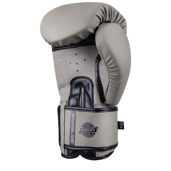 Boxhandschuhe 8 WEAPONS Unlimited 2.0 – Sand/Schwarz – 14 oz, Farbe: Beige, OZ: 14oz, 7 image