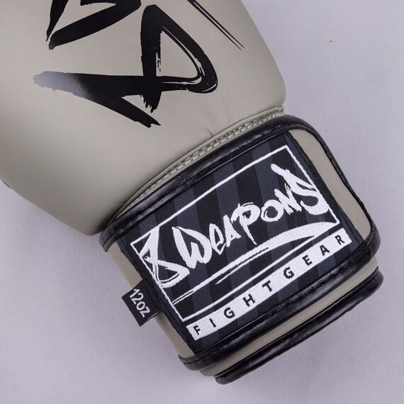 Boxhandschuhe 8 WEAPONS Unlimited 2.0 – Sand/Schwarz – 16 oz, Farbe: Beige, OZ: 16oz, 3 image