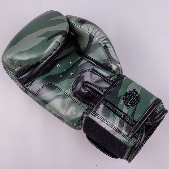 Boxhandschuhe 8 WEAPONS Unlimited 2.0 – Woodland Camo – 14 oz, Farbe: Camouflage, OZ: 14oz, 3 image