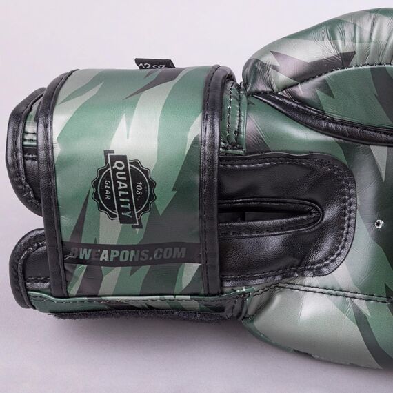 Boxhandschuhe 8 WEAPONS Unlimited 2.0 – Woodland Camo – 14 oz, Farbe: Camouflage, OZ: 14oz, 5 image