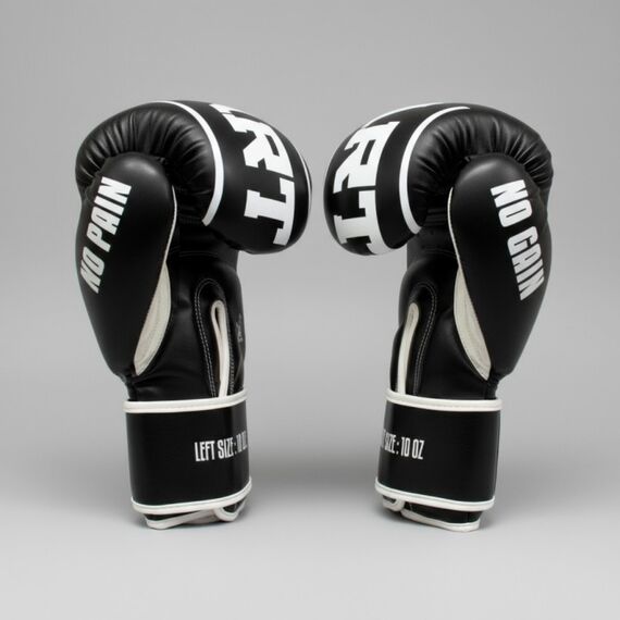 Gants de boxe – Classic One – Brave Art – Noir & Blanc – 10 oz, Couleur: Noir, OZ: 10oz, 3 image