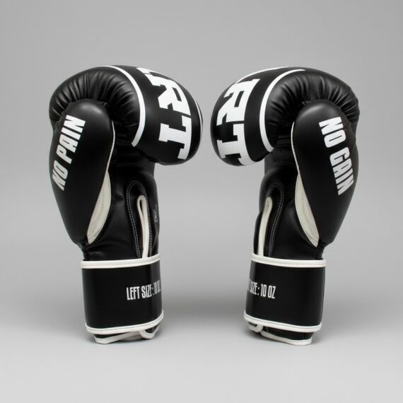 Gants de boxe – Classic One – Brave Art – Noir & Blanc – 16 oz, Couleur: Noir, OZ: 16oz, 3 image
