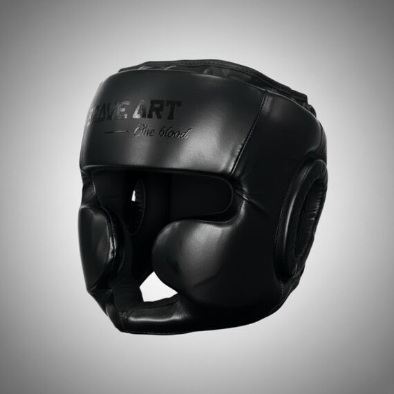 Casque de boxe – Brave Art – Noir – Taille unique, Taille: Taille unique, Couleur: Noir, 2 image