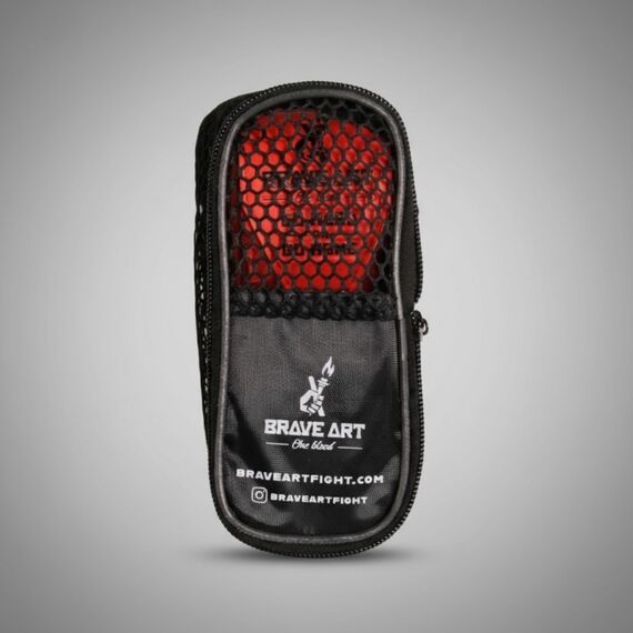 Boxbandagen Brave Art – Rot – 4,5 m, Farbe: Rot, Länge: 4.5m, 3 image