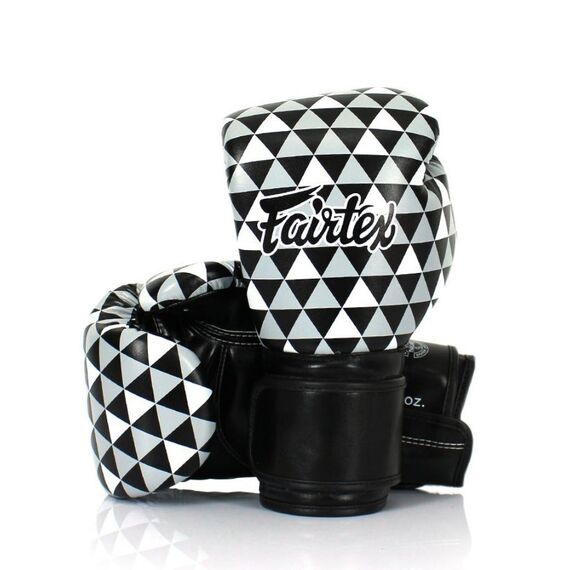 Boxing gloves Fairtex BGV14 OP Art - Prism 1964, Colour: Grey, OZ: 10oz