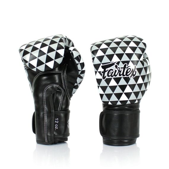 Boxing gloves Fairtex BGV14 OP Art - Prism 1964, Colour: Grey, OZ: 10oz, 2 image