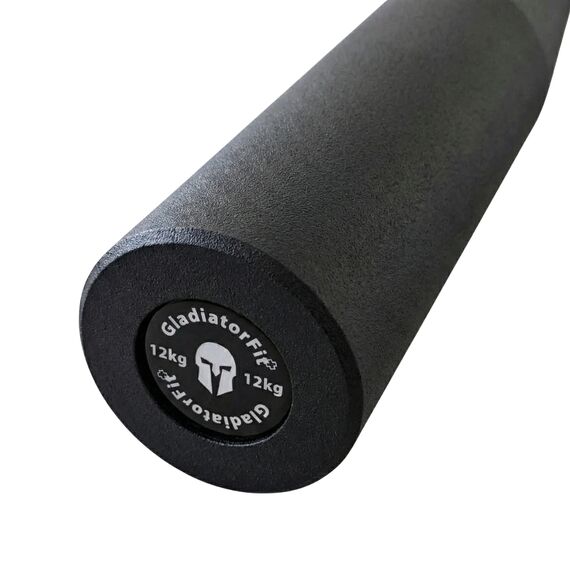 Metal clubbell for bodybuilding | 12 KG, Colore: Nero, Peso aggiuntivo: 12 kg, 8 image