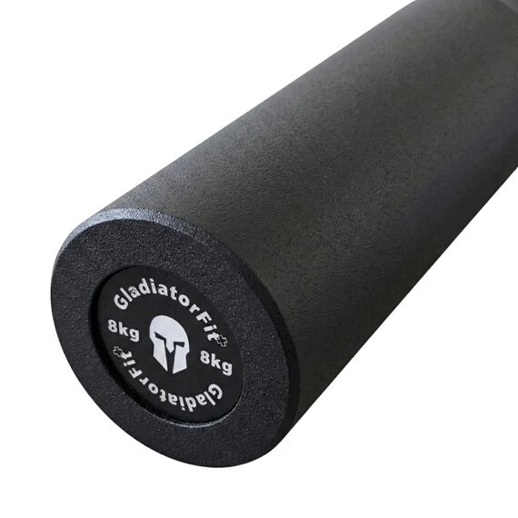 Metal clubbell for bodybuilding | 8 KG, Colore: Nero, Peso aggiuntivo: 8 kg, 8 image