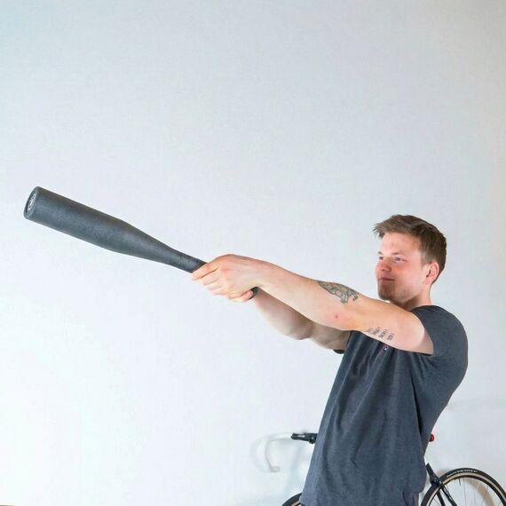 Metal clubbell for bodybuilding | 4 KG, Colore: Nero, Peso aggiuntivo: 4 kg, 9 image