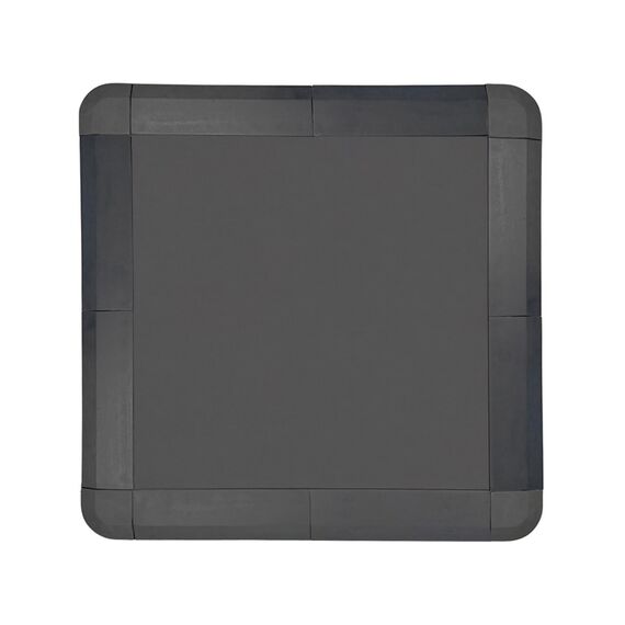 Gummiboden 100x100x2cm innen und außen "Connect". GladiatorFit | Grau