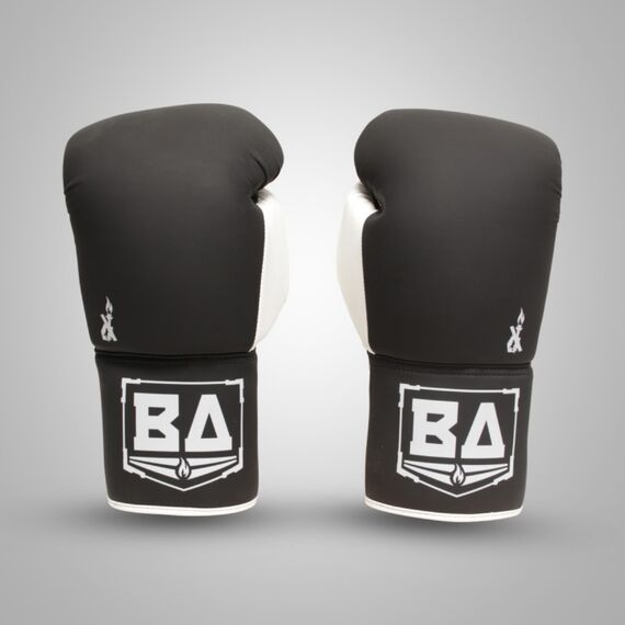 Guantoni da Boxe con Lacci da Competizione Brave Art – Pelle – 10 oz, Colore: Nero, OZ: 10oz, 2 image