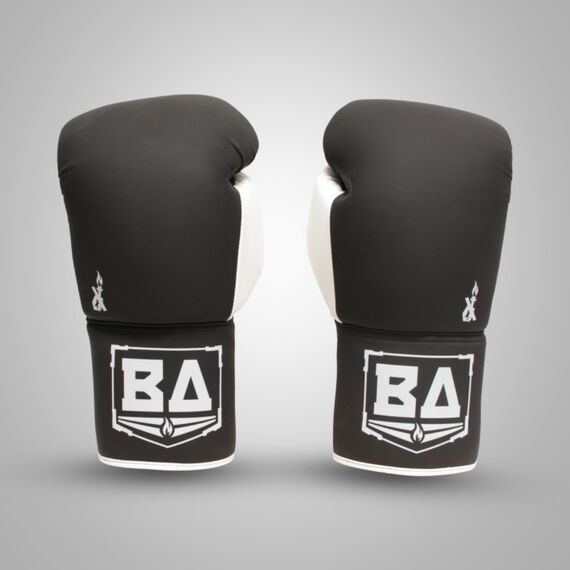 Guantoni da Boxe con Lacci da Competizione Brave Art – Pelle – 12 oz, Colore: Nero, OZ: 12oz, 2 image