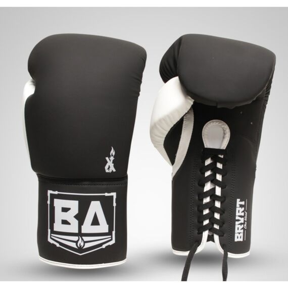 Guantoni da Boxe con Lacci da Competizione Brave Art – Pelle – 12 oz, Colore: Nero, OZ: 12oz, 5 image