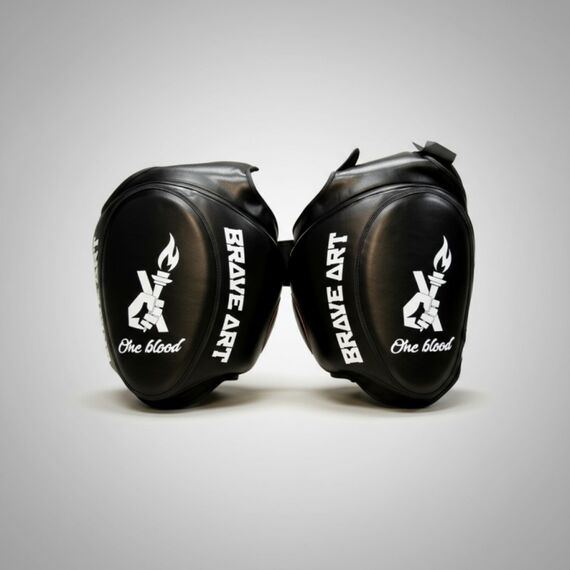 Thigh Pad Combat – Leather – Brave Art – Black – Right – One Size, Size: One Size, Colour: Schwarz, 5 image