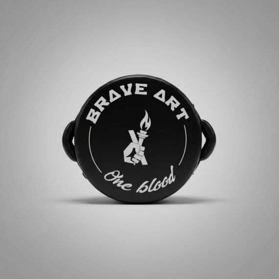 Runder Boxschild – Boxen – Brave Art – Schwarz – Einheitsgroesse, Bekleidungsgrösse: One Size, Farbe: Schwarz, 3 image