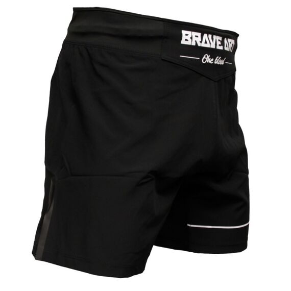 MMA Shorts – One Blood – Brave Art – S, Bekleidungsgrösse: S, Farbe: Schwarz