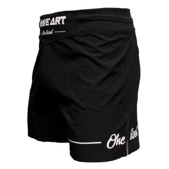 MMA Shorts – One Blood – Brave Art – S, Bekleidungsgrösse: S, Farbe: Schwarz, 2 image