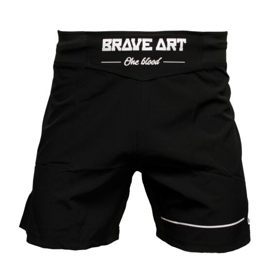 MMA Shorts – One Blood – Brave Art – L, Bekleidungsgrösse: L, Farbe: Schwarz, 4 image