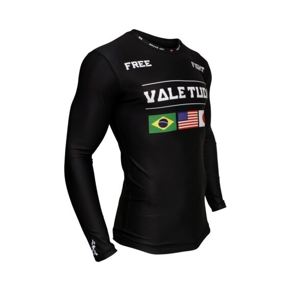 Rashguard – Vale Tudo – Long Sleeve – Brave Art – M, Size: M, Colour: Schwarz, 2 image