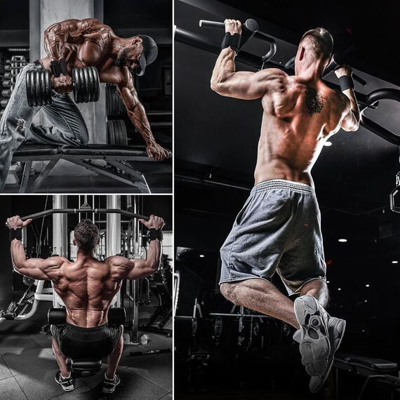 Wrist Hook for Strength Training RDX – Black, Size: One Size, Colour: Schwarz, 5 image