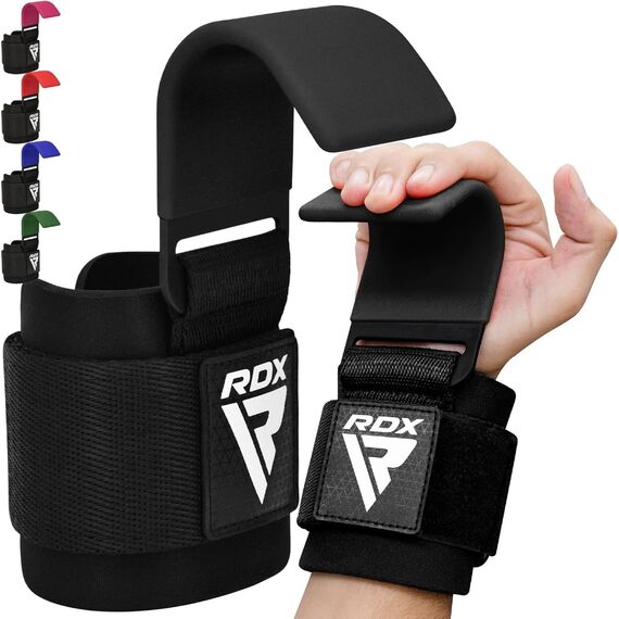 Wrist Hook for Strength Training RDX – Black, Size: One Size, Colour: Schwarz, 10 image