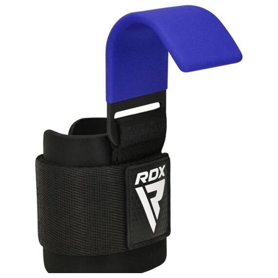 Wrist Hook for Strength Training RDX – Blue, Size: One Size, Colour: Blue