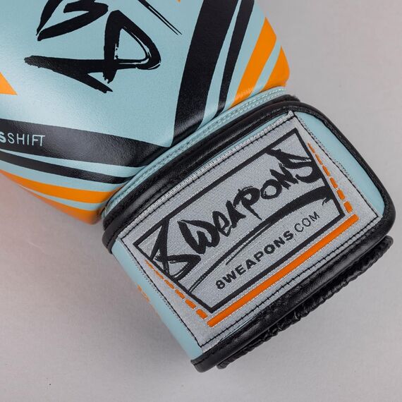 Boxing Gloves 8 Weapons Shift Ice Grey Orange 10oz, Colour: Blue, OZ: 10oz, 3 image