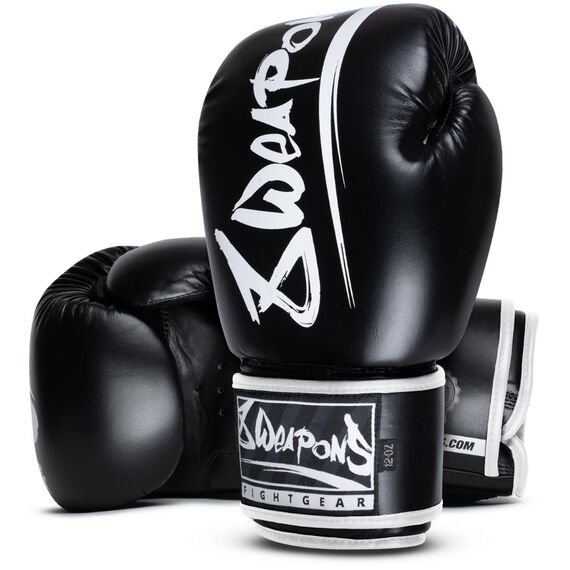 Boxing Gloves 8 Weapons Unlimited 2.0 Black 12oz, Colour: Schwarz, OZ: 12oz, 2 image