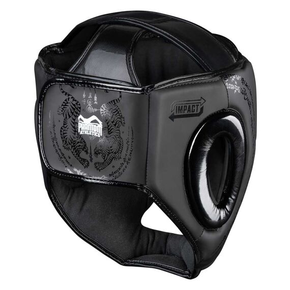 Headguard Muay Thai Full Face – Black – One Size, Size: One Size, Colour: Schwarz, 2 image