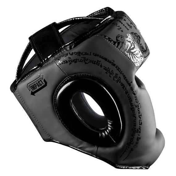 Headguard Muay Thai Full Face – Black – One Size, Size: One Size, Colour: Schwarz, 4 image