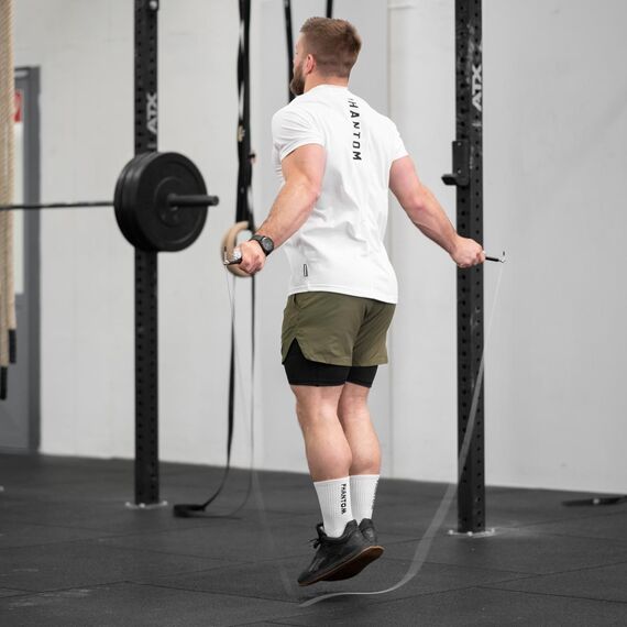 Corde à sauter Phantom Performance – Noir, Couleur: Noir, Longueur: 2.9m, 3 image