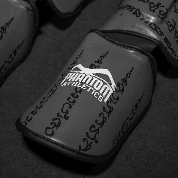 Shin Guards Phantom Muay Thai – Grey – L/XL, Size: L/XL, Colour: Grey, 6 image