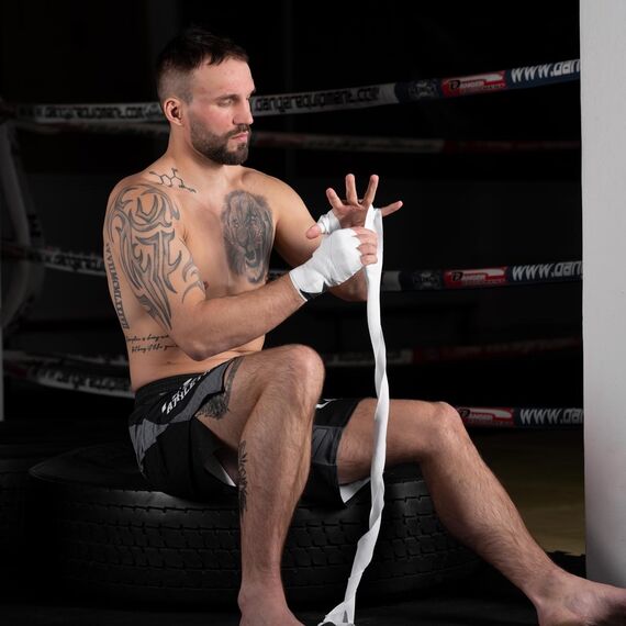 Handwraps Phantom Impact – White – 400cm, Colour: Weiss, Length: 4.5m, 4 image