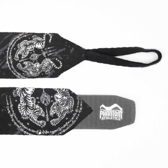 Handwraps Phantom Sak Yant – Black – 400cm, Colour: Schwarz, Length: 4.0m, 2 image