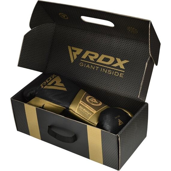 RDX K1 Mark Pro Fight Boxing Gloves – Comfort & pro performance, Colour: Gold, OZ: 8oz, 2 image