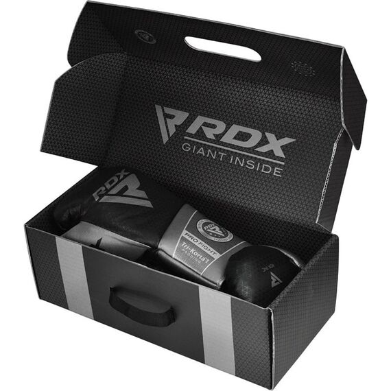 RDX K1 Mark Pro Fight Boxing Gloves – Comfort & pro performance, Colour: Silber, OZ: 8oz, 2 image