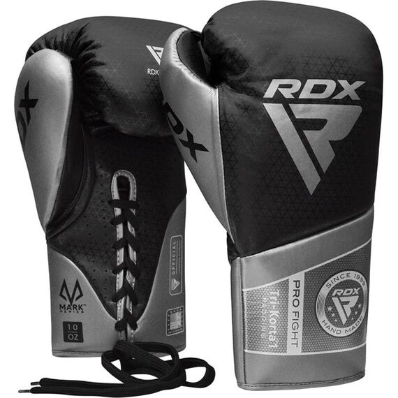 RDX K1 Mark Pro Fight Boxing Gloves – Comfort & pro performance, Colour: Silber, OZ: 8oz, 3 image
